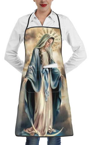 Delantal Virgen Maria Para Mujer Hombr Cocina Adecuada A-02