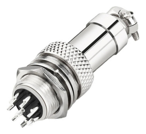 100 X Conector Mike 8 Vias Macho / Fêmea (par) Promoção