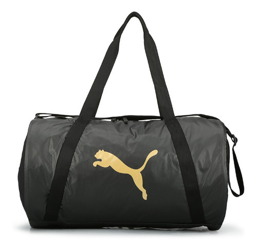 Bolso Puma At Essentials Barrel Moto En Negro