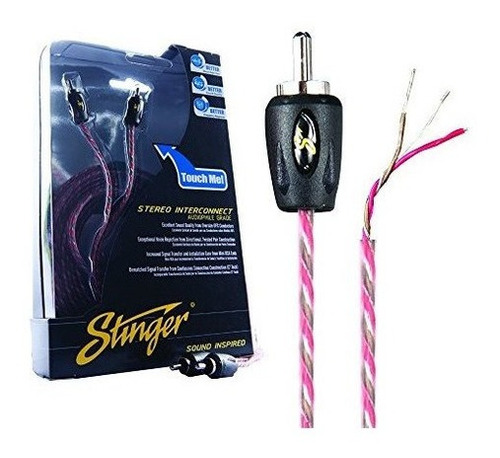 Stinger Si4217 17-foot 2-channel 4000 Series Interconnect Rc