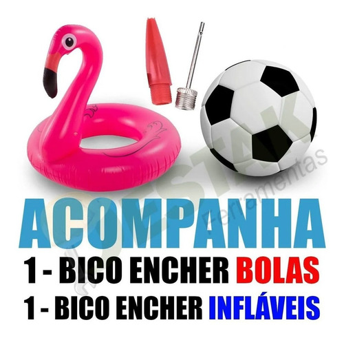Bomba De Ar Manual Pneus Carro Moto Bicicleta 160psi Starfer