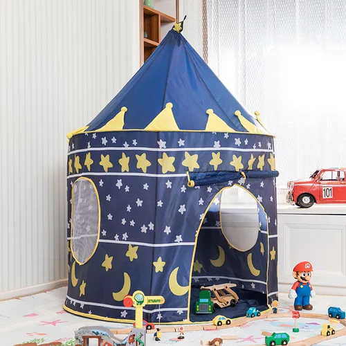 Blue Prince - Large Princess Tent Playhouse For Kids