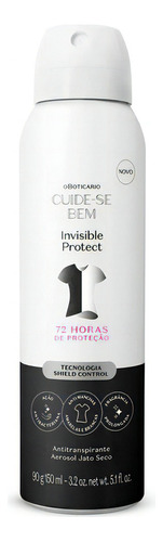 O Boticário Cuide-se Bem Invisible Protect Desodorante 150ml Fragrância Cuide-se Bem