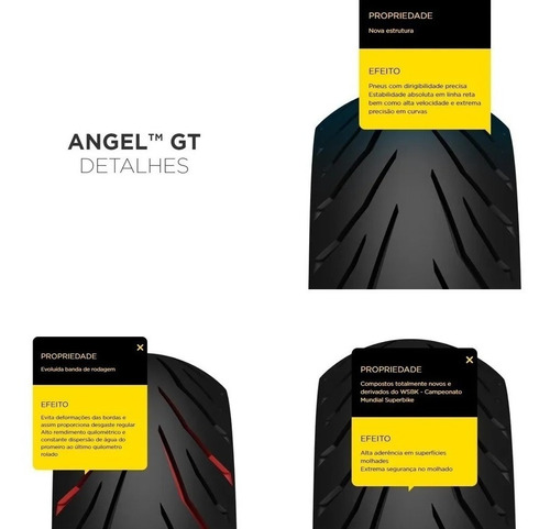 Par Pneu Xj6 Gsx 650f Er6n Pirelli Angel Gt Bicomposto