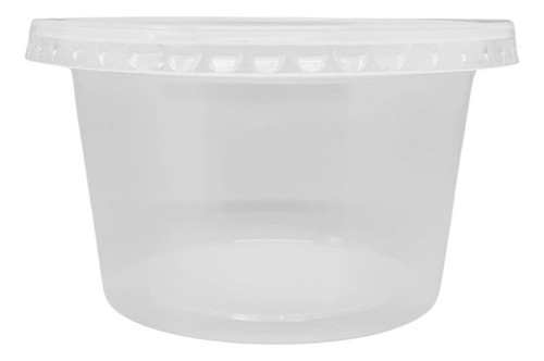 Pote Redondo 250ml Com Tampa Freezer Microondas 216 Unidades