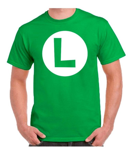 Playera Luigi Dama, Caballero O Niño