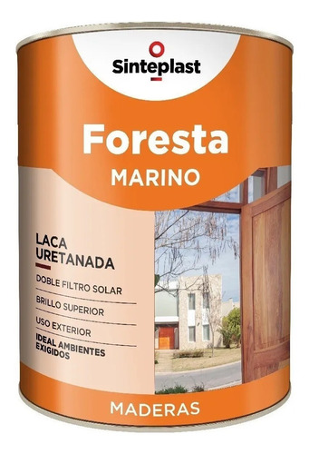 Laca Marina Foresta Uretanada X 4 Lt