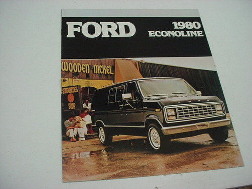 Folder Ford Furgao E100 Super Van Econoline 80 1980 V8