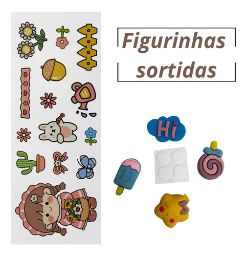 Garrafa Rosa 660ml Squeeze + Lancheira Donuts Com Divisória