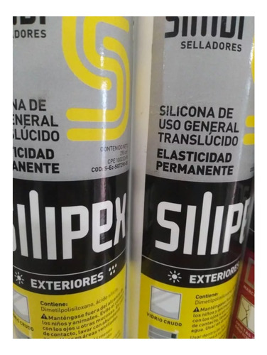 Silicón Silipex Uso General Blanco (simbi) Cartucho 290ml