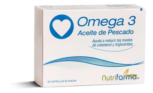 Nutrifarma Omega 3 Aceite De Pescado 30 Capsulas