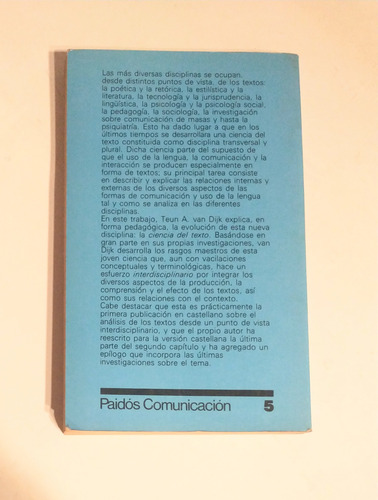 La Ciencia Del Texto - Teun A. Van Dijk