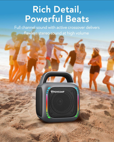 Máquina De Karaoke Portátil Con 2 Micrófonos Inalámbricos