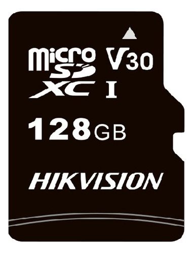 Tarjeta De Memoria Micro Sd Hikvision 128gb Clas10 V30 Xc1