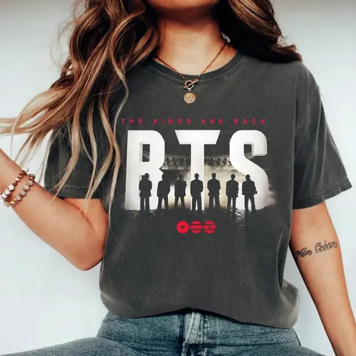 Camiseta Bts Arirang Tour Vintage Washed 2026 | MercadoLivre