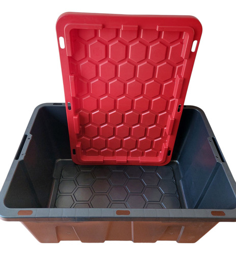 Caja Organizadora Hyper Tough 114l Plástica Apilable