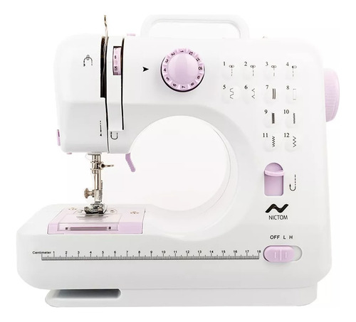 Máquina De Coser Portátil Recta Con 12 Tipos De Puntas X L