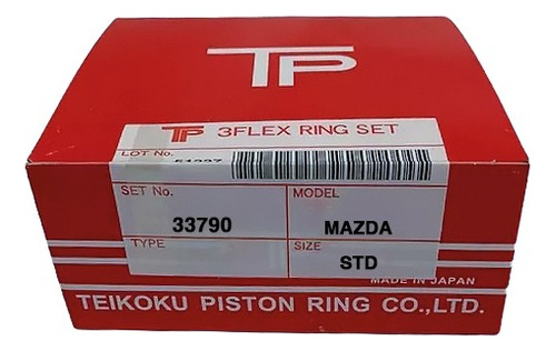 Juego Anillos Motor Std Para Mazda 3/5/6 Mpv L3y1-11-scoa