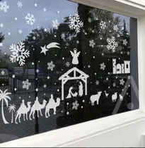 Comprar Copos De Nieve Navideños En Vinil Para Cristales 