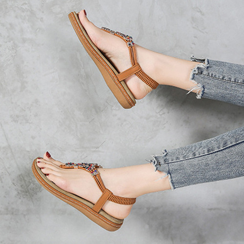 Zapatillas De Tacón Bajo Para Mujer F Sandal, Informales, Có