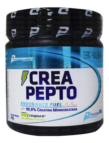 Creatina Monoidratada Crea Pepto Creapure 300g - Performance