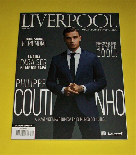 Philippe Coutinho Revista Liverpool Alan Estrada Johnny Depp