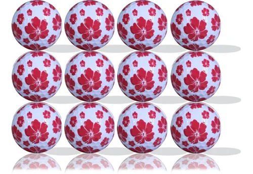 Bola Golf Hibiscus Rojo