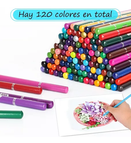 Kit De Lápices Colores Profesionales Calidad Artista 120 Pz