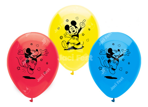 Mickey Mouse Globos Látex Impresos Artículo Fiesta - Mic0h1