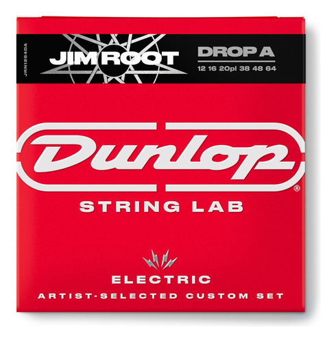 Cuerdas De Guitarra Eléctrica Dunlop Jim Root 12-64 Drop A