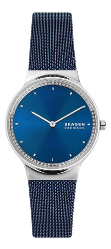 Reloj Pulsera Mujer  Skagen Skw3018 Azul