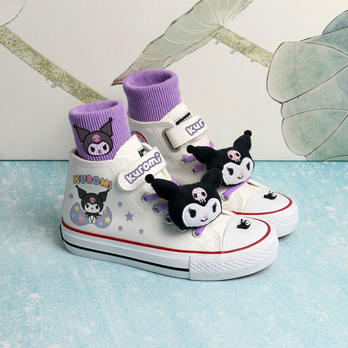 Zapatos De Lona Con Velcro Para Niñas Kuromi