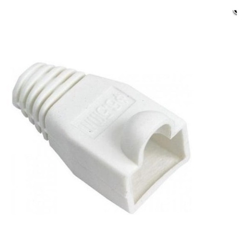 Capuchon Capuchones Rj45 Ficha Red Cable Bolsa X10 Blanco