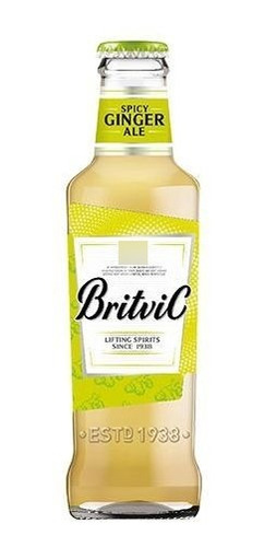 Ginger Ale Britvic 200ml Botella Pack X24 Reinounido Premium