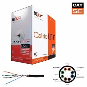 Imagen 4 de 6 de Rollo Cable Utp Cat5 E Cat 6 Nexxt Cat 6a 100% Cobre Redes