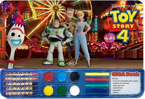 Livro Infantil Colorir Toy Story Giga Book 46pgs