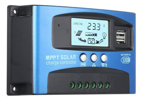 Mppt Controlador Carga Solar Pantalla Lcd Multipl Usb