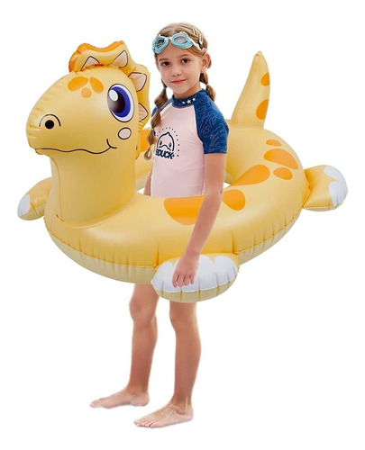 Flotadores De Piscina Para Niños, Inflable Dinosaurio ...