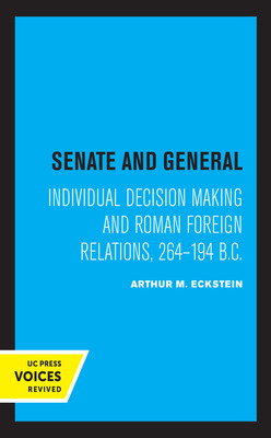 Libro Senate And General: Individual Decision Making And ...