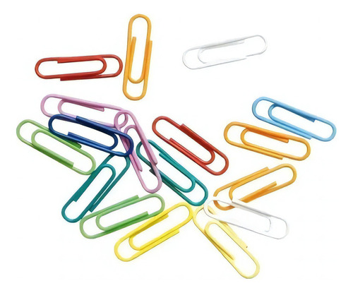 Clip Forrado N6 50mm Pack X 5 Cajas Ganchos Colores Broche