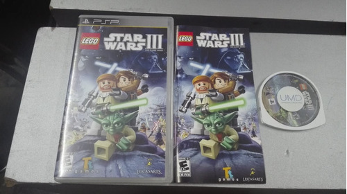 Lego Star Wars Iii Clone Wars Completo Para Sony Psp