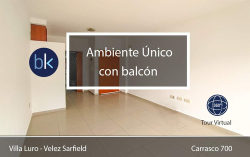 Excelente Ambiente Unico Con Balcón -  Listo Para Mudarse!  -    Se Acepta Vehículo En Parte De Pago -