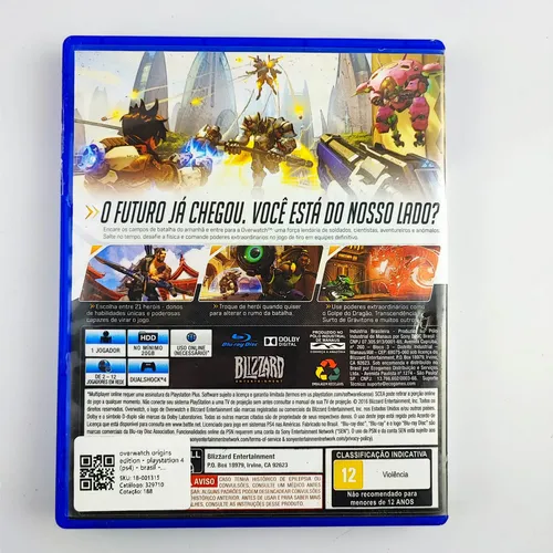 Overwatch Origins Edition #1 Sony Playstation 4 Ps4 | MercadoLivre