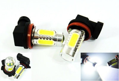 2 X H11 H8 Cree Q5 Proyector 4 Led Plasma Niebla Bombilla Mo