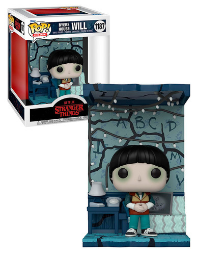 Funko Pop Will Byers Casa #1187 Stranger Thing Serie Netflix Original Deluxe