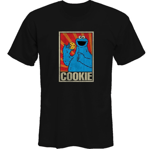 Remeras Cookie Monster 2 Plaza Sesamo Muppets *mr Korneforos
