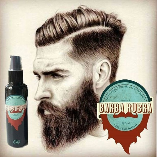 Kit Barba Rubra - Shampoo + Oleo + Balm E Brinde