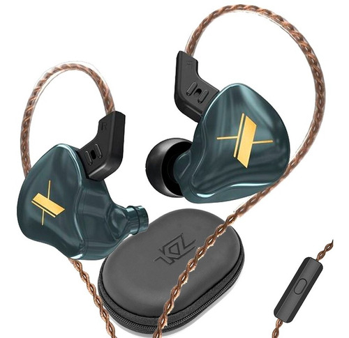 Audífonos Kz Edx Con Micrófono Monitoreo Originales In Ears