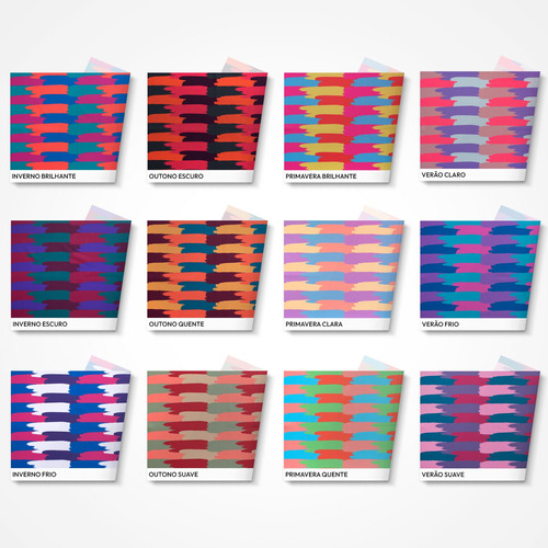 Kit Tecidos Das Estações Profissional Para Coloração Pessoal