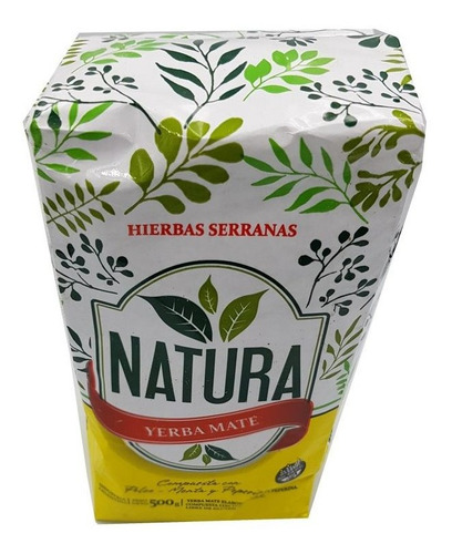Yerba Mate Natura 6 Kg Hierbas Serranas Misiones X Mayor